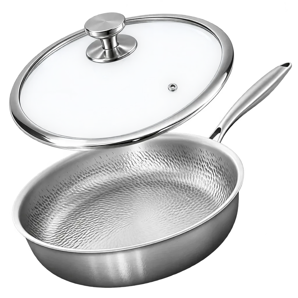 Joyhnny Titanium Pro Pan with glass lid